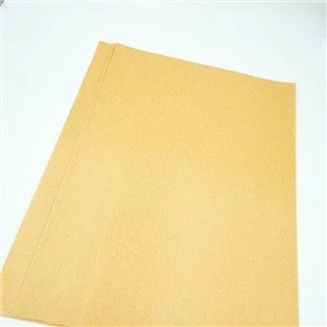 Carta protettiva rivestita in silicone marrone
