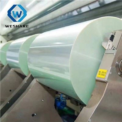 Fodera in poliestere con film di rilascio rivestito in silicone PET trasparente resistente al calore da 50um